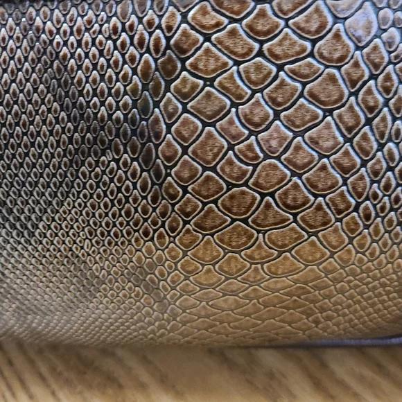 MICHE Brown Snakeskin Bag - Picture 7 of 11
